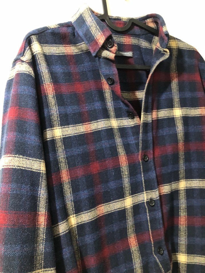 Düğmeli Uzun Kollu Erkek Oduncu Gömlek - Görsel 4