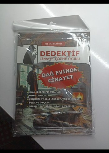 Dedektif Cinayet Çözme Oyunu - Dağ Evinde Cinayet