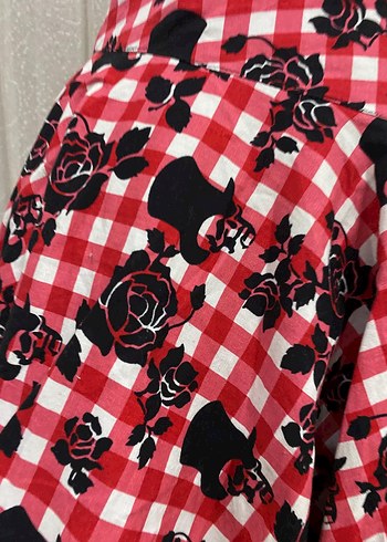 Hell Bunny Gotik elbise - Görsel 5