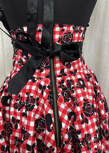 Hell Bunny Gotik elbise - Görsel 8