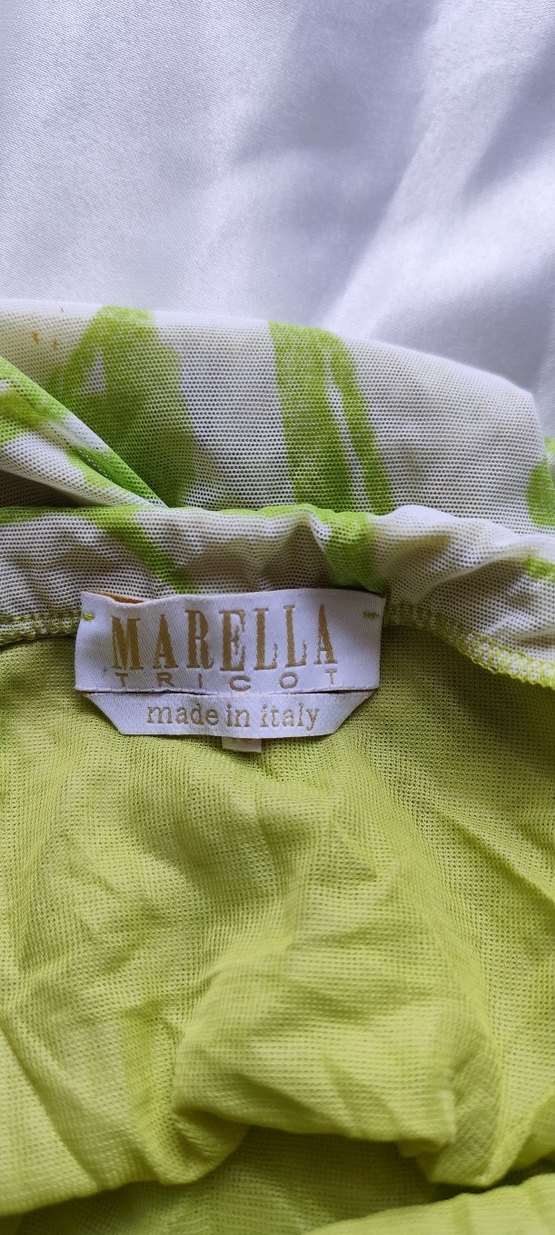 Vintage Önden Drapeli Yeşil Midi Etek - Görsel 5