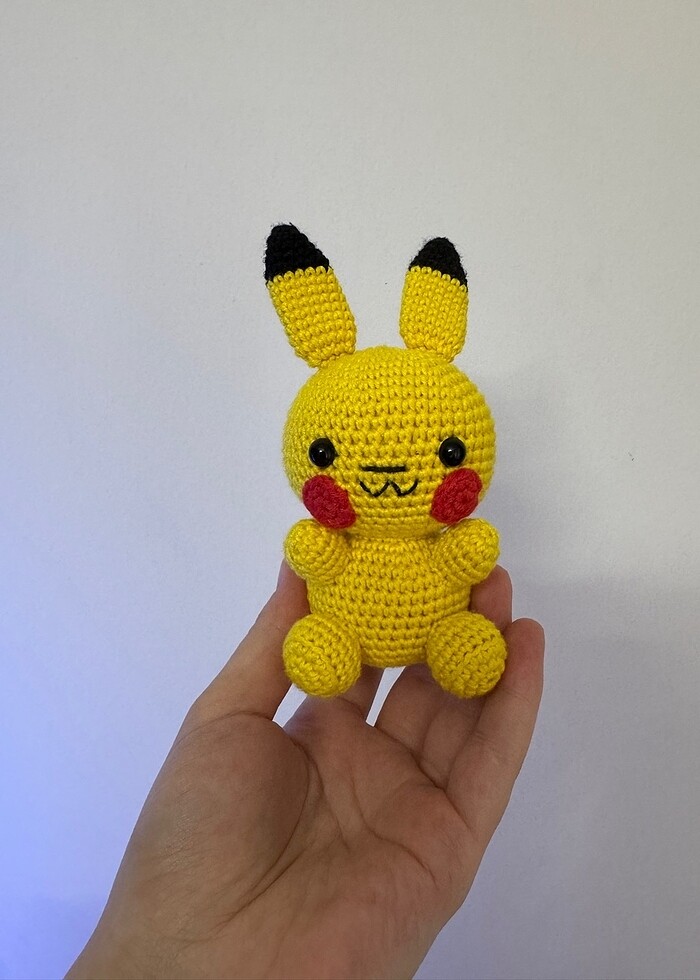 El örgüsü Amigrumi minik pikachu - Görsel 3
