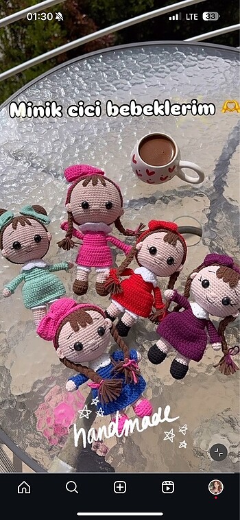 El örgüsü Amigrumi minik sevimli bebekler - Görsel 6