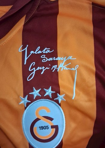 m Beden turuncu Renk Galatasaray Erkek Kısa Kollu Forma