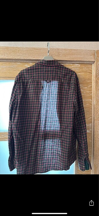 xl Beden bordo Renk Orijinal Mudo Collection Oduncu Gömlek