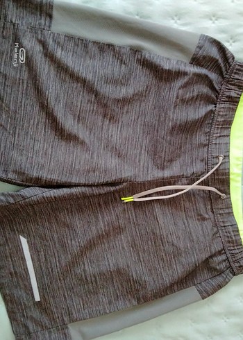 Gri Erkek Spor Midi Şort - Görsel 2