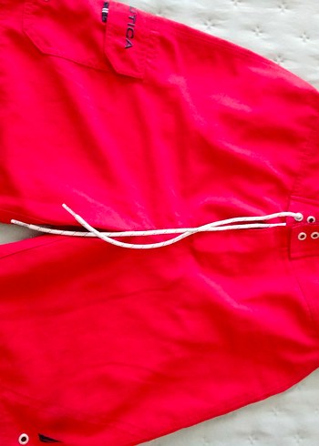 Nautica Erkek Kırmızı Regular Fit Deniz Şortu - Görsel 2