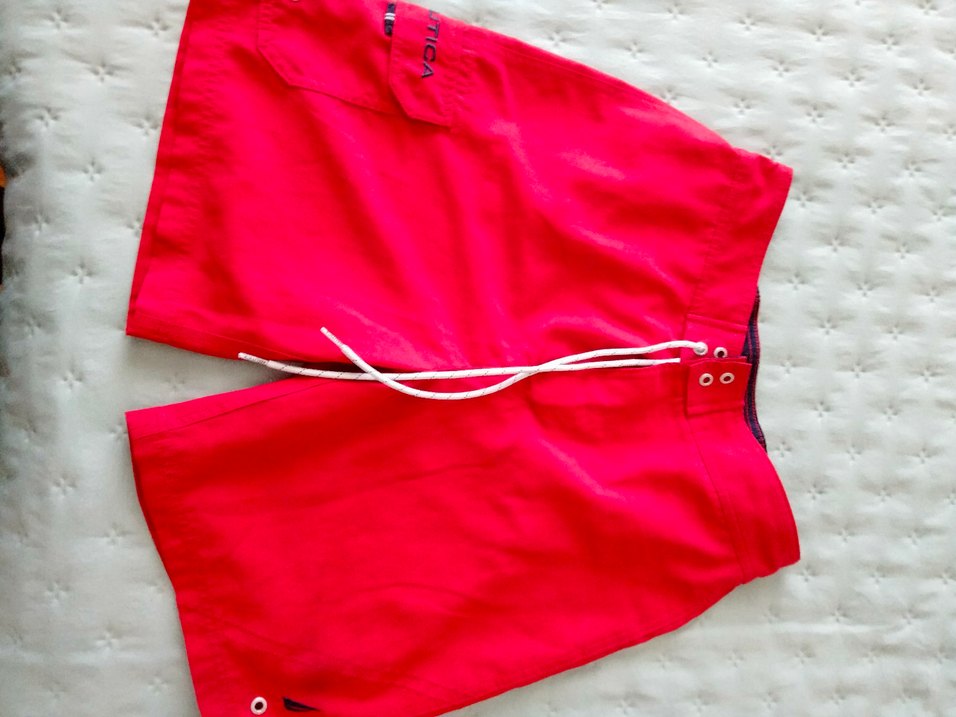 Nautica Erkek Kırmızı Regular Fit Deniz Şortu - Görsel 2