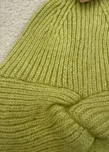 Örgü Kadın Bere - Yeşil - Görsel 2