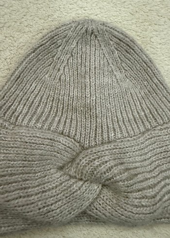 Yeşil Kadın Örgü Yün Bere - Görsel 2