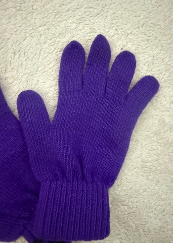 Mor Örgü Eldiven - Görsel 2