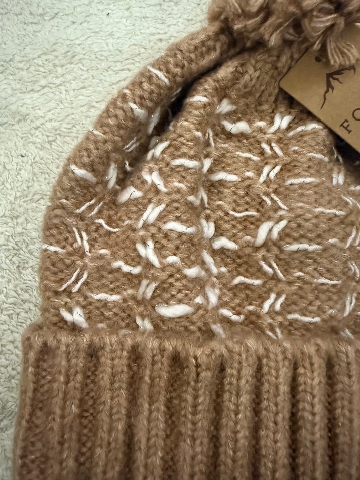 Bej Örgü Kadın Bere - Görsel 2