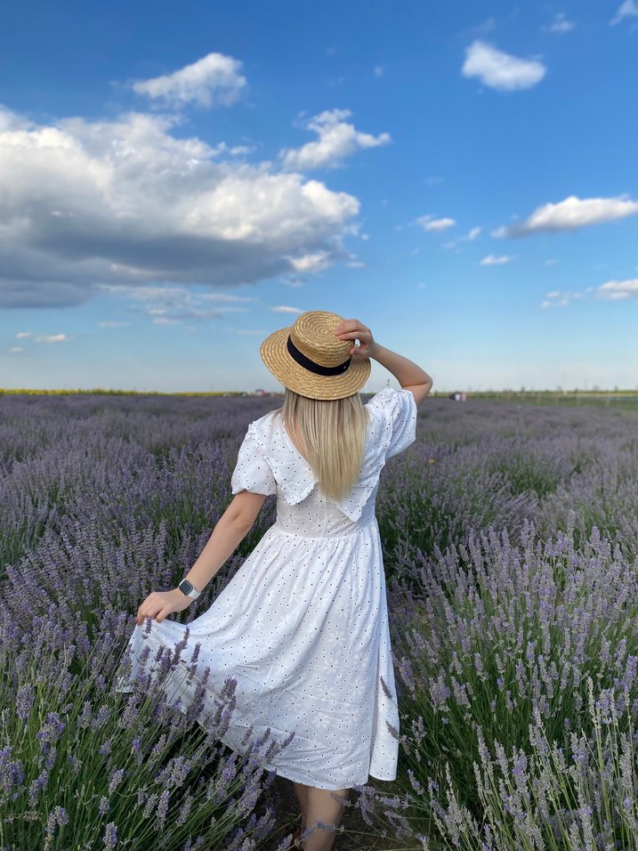 Beyaz Dantel Detaylı Bohem elbise - Görsel 2