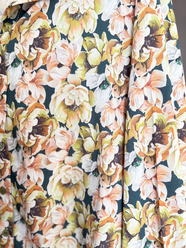 Çiçek Desenli Bohem Kadın Gömlek - Görsel 3