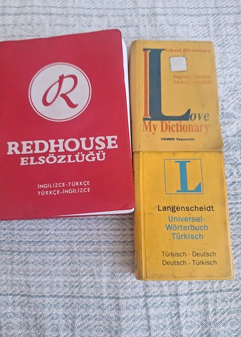 Redhouse ve Langenscheidt Türkçe Sözlük Seti - Görsel 2