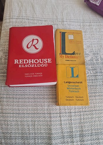 Redhouse ve Langenscheidt Türkçe Sözlük Seti - Görsel 4