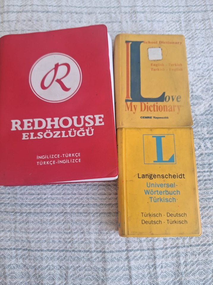 Redhouse ve Langenscheidt Türkçe Sözlük Seti - Görsel 2