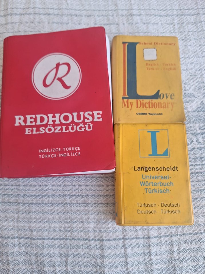 Redhouse ve Langenscheidt Türkçe Sözlük Seti - Görsel 3