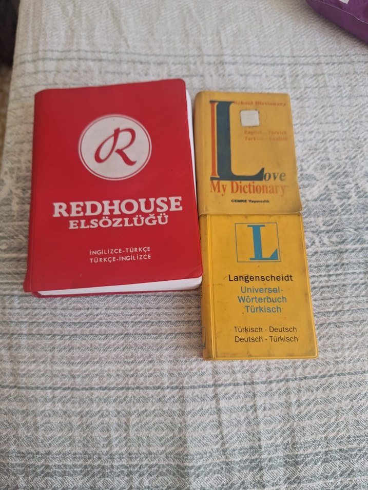 Redhouse ve Langenscheidt Türkçe Sözlük Seti - Görsel 5