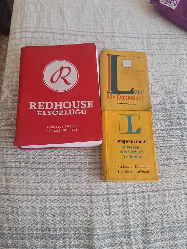 Redhouse ve Langenscheidt Türkçe Sözlük Seti - Görsel 4