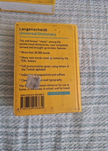 Langenscheidt İngilizce-Türkçe Evrensel Sözlük - Görsel 7