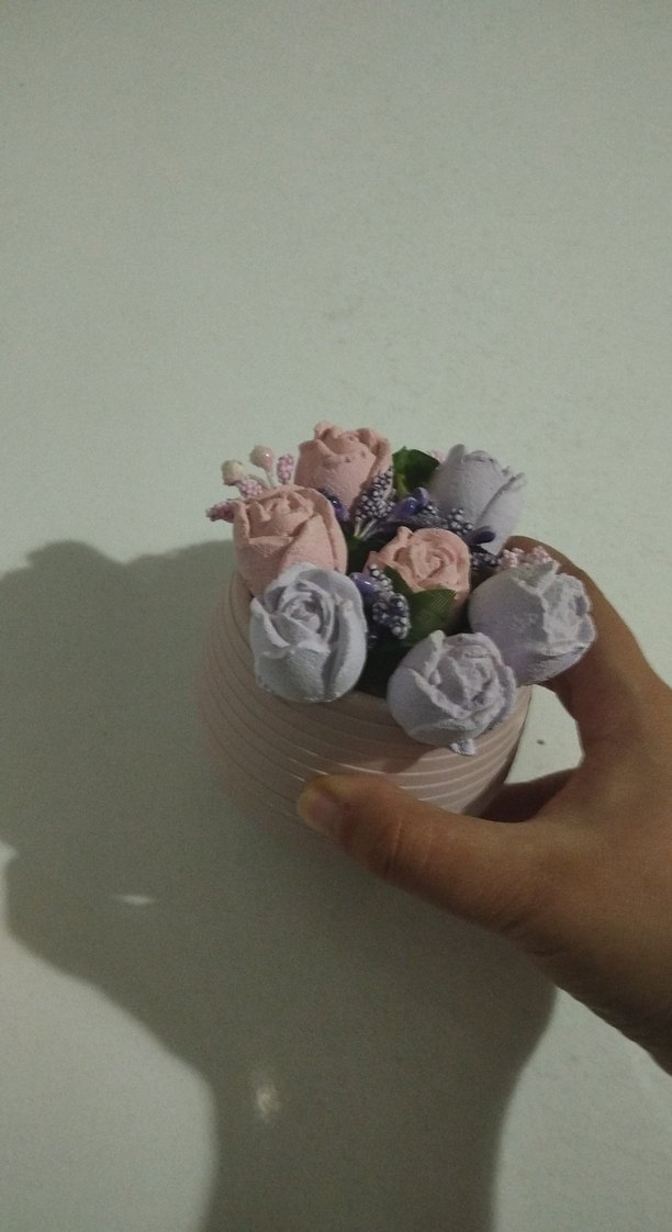 Çiçek şeklinde dekoratif kokulu taş - Görsel 3