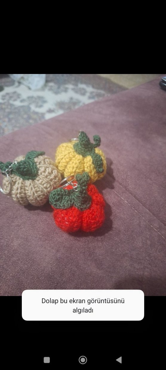 Renkli Örgü Bohem Anahtarlık Seti - Görsel 3