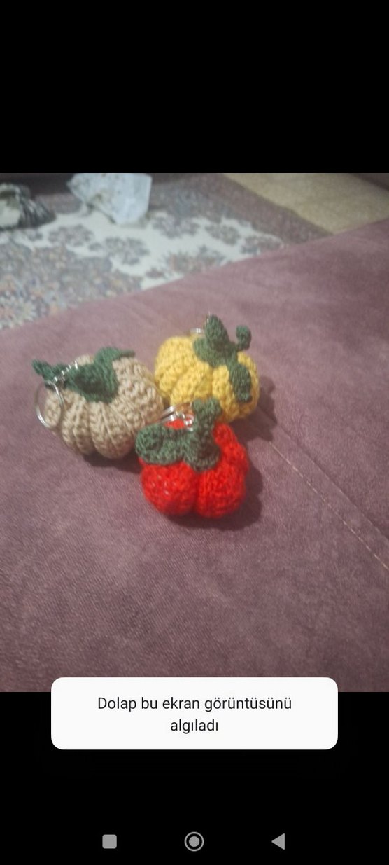 Renkli Örgü Bohem Anahtarlık Seti - Görsel 2