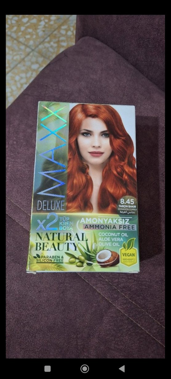 Amonyaksız Doğal Güzellik Saç Boyası 8.45 Bakır - Görsel 2