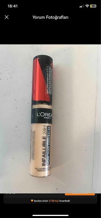 Loreal ınfılıble kapatacı 326 no