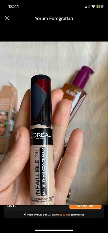 Loreal Paris Loreal ınfılıble kapatacı 326 no