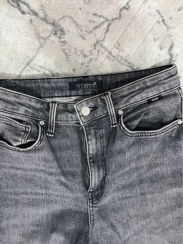 Mavi Jeans Gri mom jean