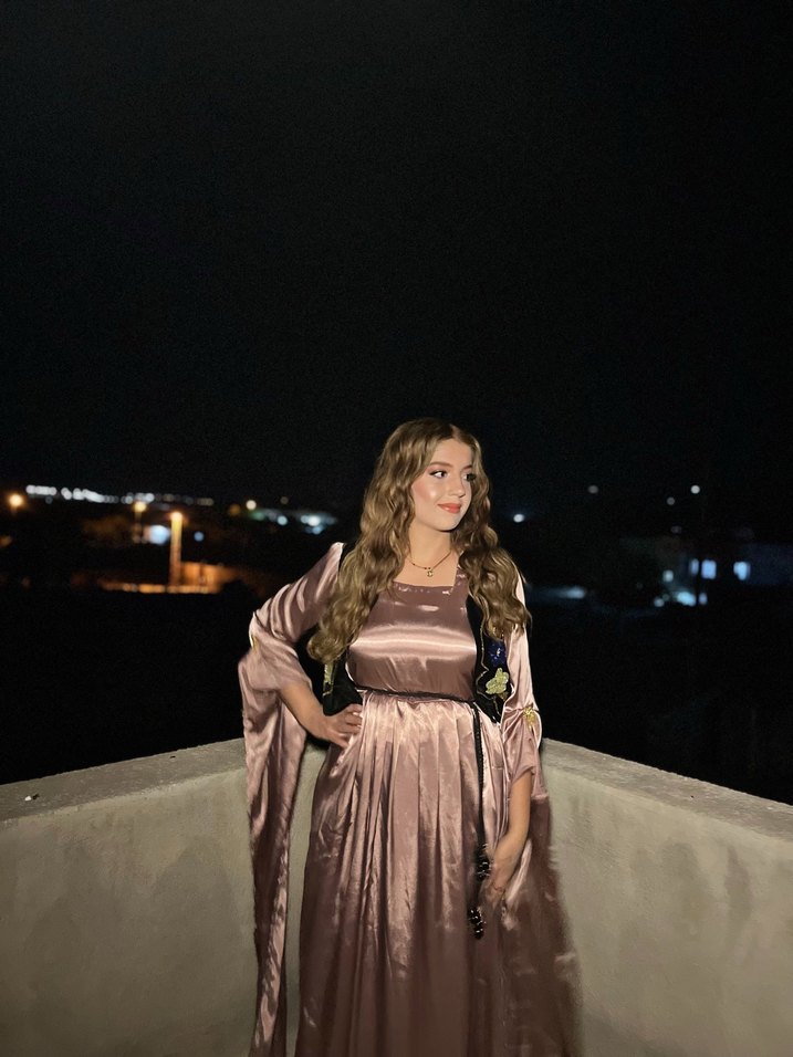 Pembe zaten elbise - Görsel 2