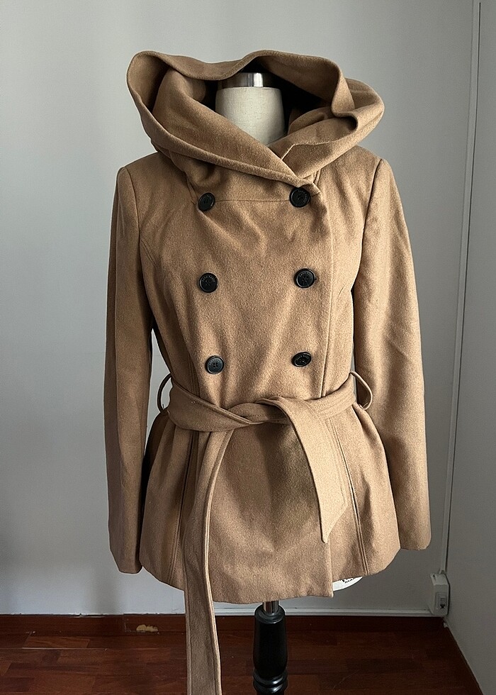 Zara yün içerikli kaban - Görsel 2