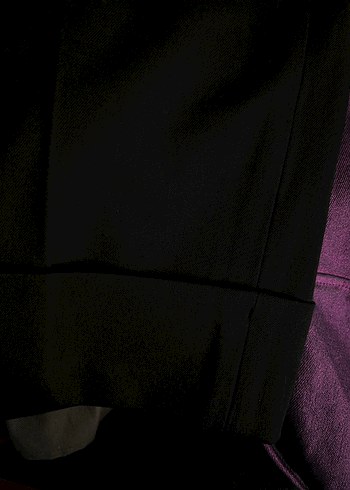 Siyah Toparlayici Kadın Kumaş Pantolon - Görsel 3