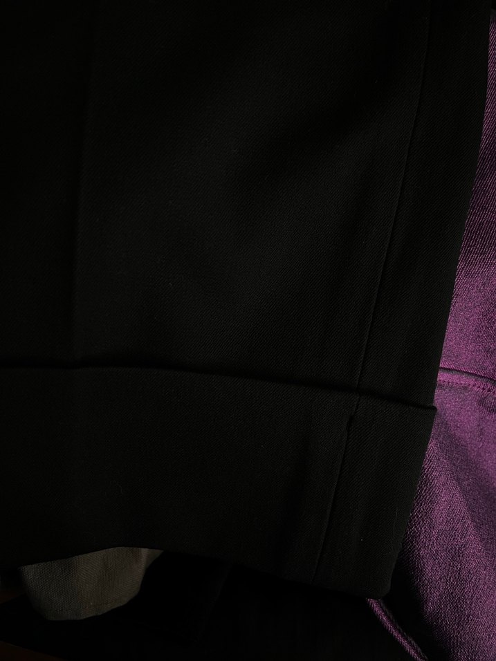 Siyah Toparlayici Kadın Kumaş Pantolon - Görsel 3