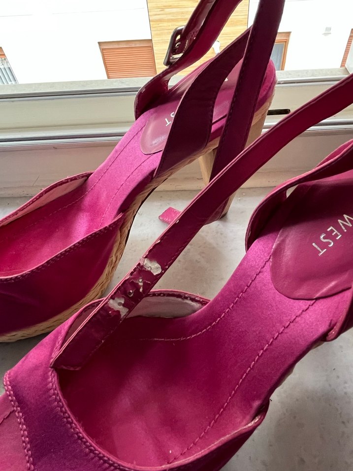 Pembe Platform Topuklu Kadın Ayakkabı - Görsel 4