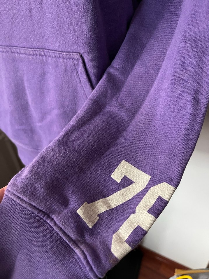 Mor Kapüşonlu Sweatshirt - Görsel 3