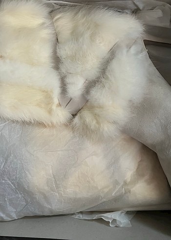 Süet ve Kürk Yüksek Topuklu Kadın Bot - Görsel 2