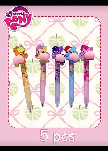  (TWILIGHT) My Little Pony Pastel Renkli Tükenmez Kalem Seti