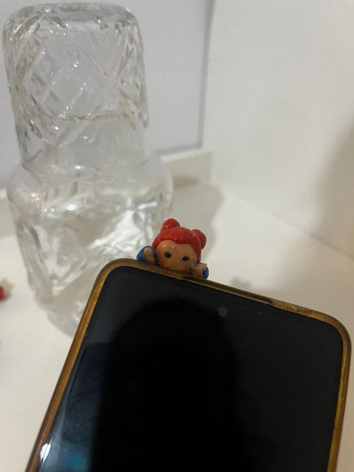 Renkli kız Telefon Tutucu aksesuar - Görsel 2