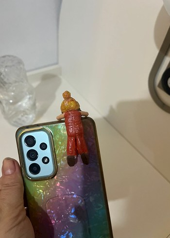 Kahverengi Telefon Tutucu Figürlü aksesuar - Görsel 2