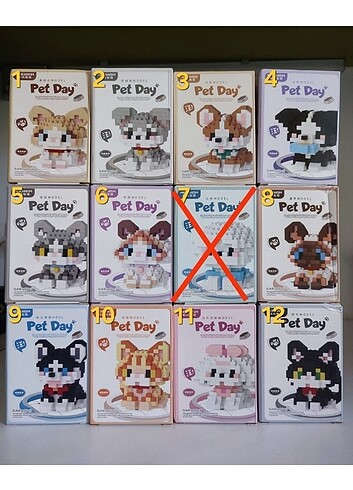Diğer Kedi ve Köpek Bricks Lego