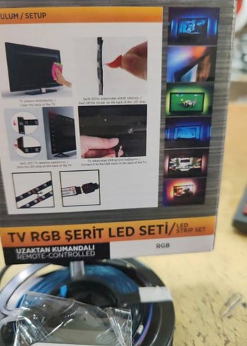 USB TV RGB ŞERİT LED 3 METRE - Görsel 10