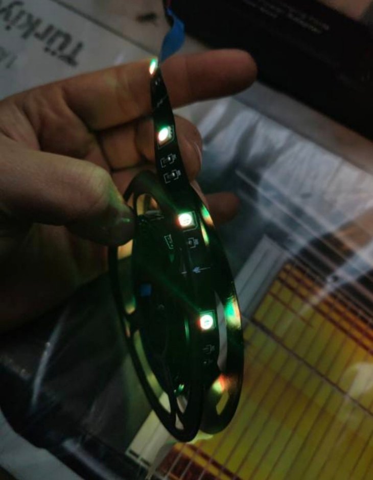 USB TV RGB ŞERİT LED 3 METRE - Görsel 4