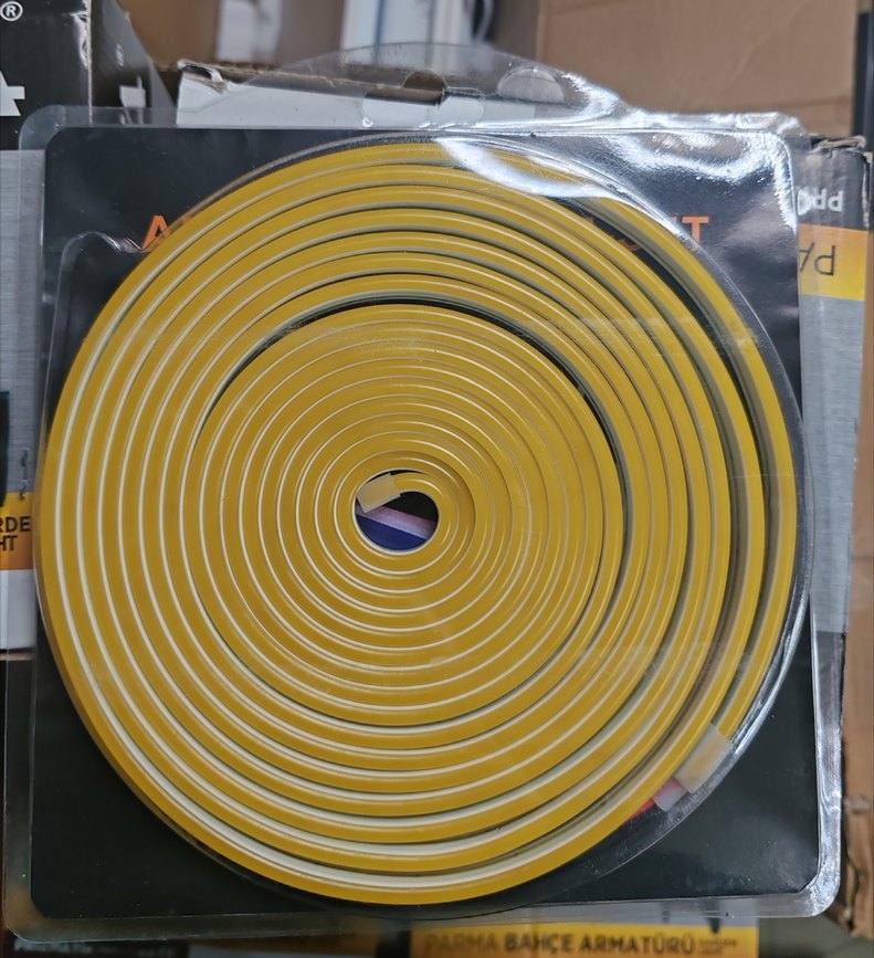 12 V NEON LED AMBER ( TURUNCU ) 5 METRE - Görsel 2