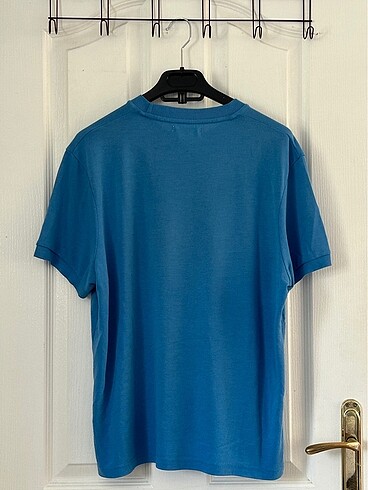 s Beden Zara Kolları Oturan Mavi T-Shirt