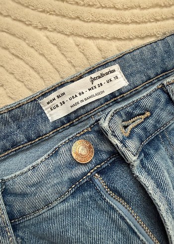 Mom Slim Denim Kadın Jean - Görsel 3