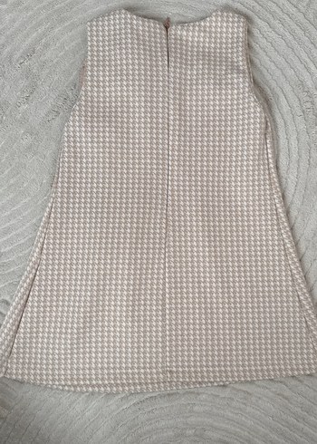 Kız Çocuk Bej Kolsuz Elbise - Görsel 3