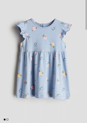 Çiçek Desenli Kız Çocuk Elbise - Görsel 2